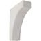 Ekena Millwork 3 1/2"W x 10"D x 12"H Clarksville Wood Vintage Decor Bracket, Chalk Dust White BKTWD04X10X12CVWH - alternate 1